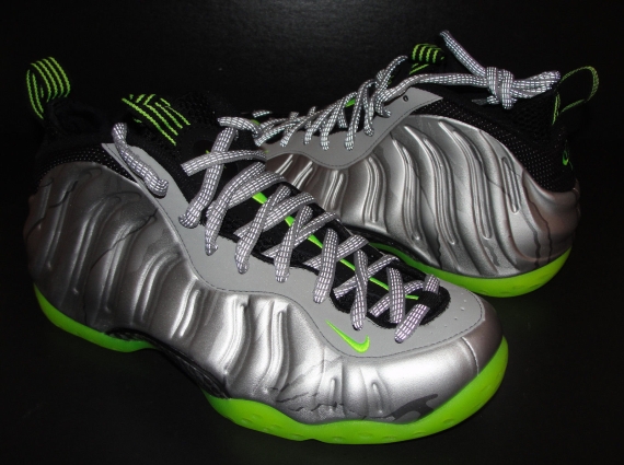 nike foamposite one silver volt 01 March 2014 Sneaker Releases